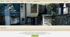 Desktop Screenshot of hotelpuntamesco.it