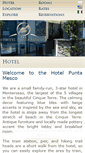 Mobile Screenshot of hotelpuntamesco.it